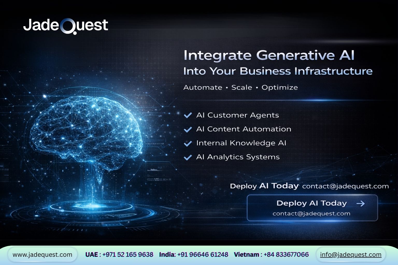 𝐆𝐞𝐧𝐞𝐫𝐚𝐭𝐢𝐯𝐞 𝐀𝐈 𝐈𝐧𝐭𝐞𝐠𝐫𝐚𝐭𝐢𝐨𝐧: 𝐇𝐨𝐰 𝐁𝐮𝐬𝐢𝐧𝐞𝐬𝐬𝐞𝐬 𝐀𝐫𝐞 𝐀𝐮𝐭𝐨𝐦𝐚𝐭𝐢𝐧𝐠 𝐈𝐧𝐭𝐞𝐥𝐥𝐢𝐠𝐞𝐧𝐜𝐞 𝐢𝐧 𝟐𝟎𝟐𝟔